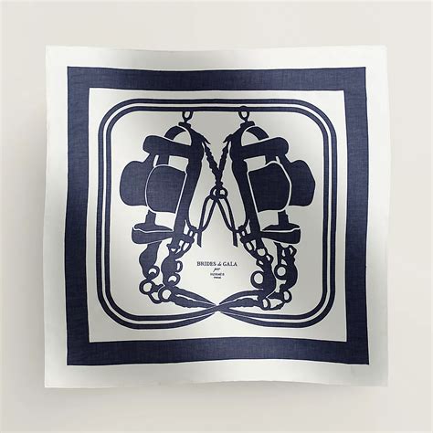 hermes brazil tattoo scarf|Brides de Gala Tattoo Cotton Appliqué scarf 90 .